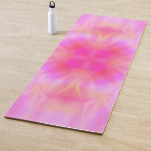 Tapis De Yoga Flèche rose (En situation)