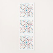 Tapis De Yoga Flèches Boho et Sun V11 Sq ID748 (Devant)