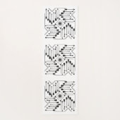 Tapis De Yoga Flèches Boho et Sun V12 Sq ID748 (Dos)