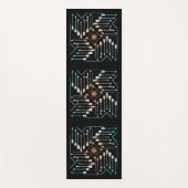 Tapis De Yoga Flèches Boho et Sun V1 ID748 (Devant)