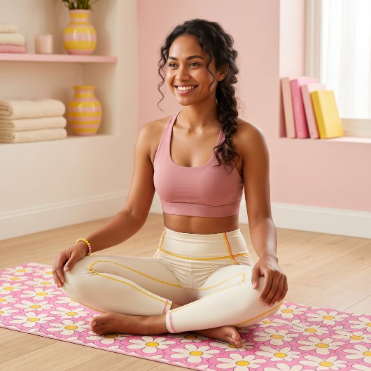 Tapis De Yoga Fleur