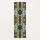 Tapis De Yoga Fleur Azalée Blanche Fleur Et Bud Abstrait (Devant)