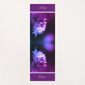Tapis De Yoga Fleur Dans Sunlight Personnalisé (Devant)