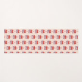 Tapis De Yoga Fleur de cerisier (Devant (Horizontal))