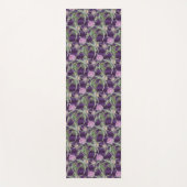 Tapis De Yoga Fleur de chardon violet (Devant)