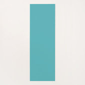 Tapis De Yoga Fleur de Lis personnalisable sur Turquoise Turquoi (Dos)