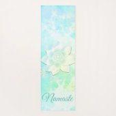 Tapis De Yoga Fleur de Lotus chatoyante (Dos)