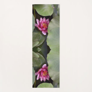 Tapis De Yoga Fleur de Lotus pourpre et rose