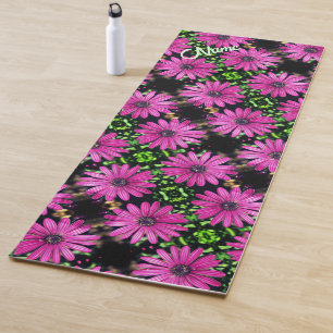 Tapis De Yoga Fleur de marguerite africaine violet unique person