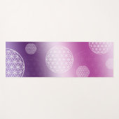 Tapis De Yoga Fleur de vie (Devant (Horizontal))