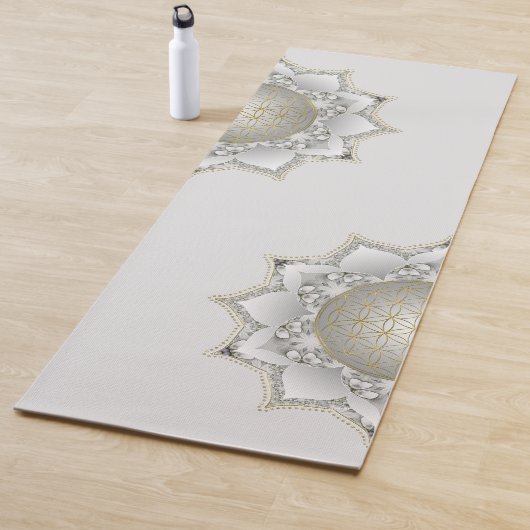 Tapis De Yoga Fleur De Vie - Blossoms Mandala 1 (En situation)