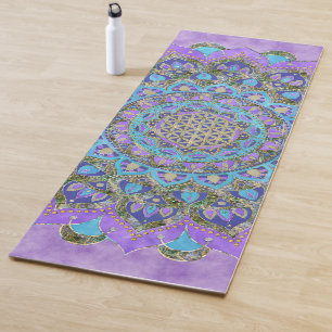 Tapis De Yoga Fleur De Vie - Mandala India Style 2