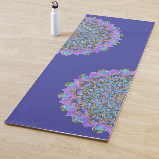 Tapis De Yoga Fleur De Vie - Mandala India Style 2 (En situation)