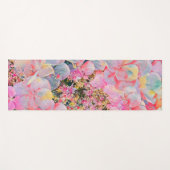 Tapis De Yoga Fleur d'été Hydrangea en fleurs (Devant (Horizontal))