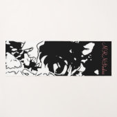 Tapis De Yoga Fleur Doodle de MRNStudios (Devant (Horizontal))