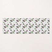 Tapis De Yoga Fleur écossaise de chardon écossais (Devant (Horizontal))