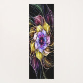 Tapis De Yoga fleur fractale (Dos)