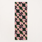 Tapis De Yoga Fleur Iris Arborée Dans Chaque Motif Abstrait (Devant)