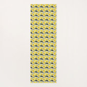 Tapis De Yoga Fleur jaune (Dos)