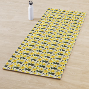 Tapis De Yoga Fleur jaune