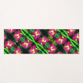 Tapis De Yoga Fleur journalière Fermer Abstrait Personnalisé (Devant (Horizontal))