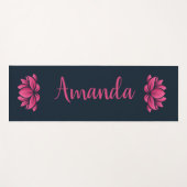 Tapis De Yoga Fleur Lotus (Devant (Horizontal))