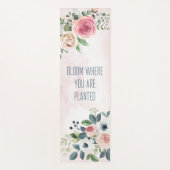 Tapis De Yoga Fleur Où Vous Êtes Plantés (Devant)