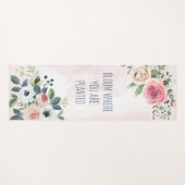Tapis De Yoga Fleur Où Vous Êtes Plantés (Devant (Horizontal))