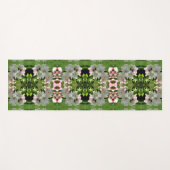 Tapis De Yoga Fleur printanière Crabapple Blossoms Abstraits (Devant (Horizontal))