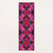 Tapis De Yoga Fleur rose rose Abstraite (Devant)