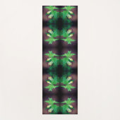 Tapis De Yoga Fleur sauvage blanc minuscule gros plan Abstrait (Devant)