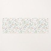 Tapis De Yoga Fleur sauvage Boho (Devant (Horizontal))