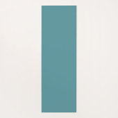 Tapis De Yoga Fleur Turquoise Magnifique Fractale (Dos)