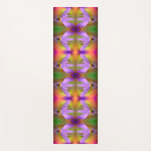 Tapis De Yoga Fleur violet pâle - Fermer Abstrait (Devant)