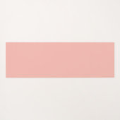 Tapis De Yoga Fleurs arc-en-ciel rétro rose (Dos (Horizontal))