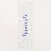 Tapis De Yoga Fleurs blanches de type Pervent (Devant)