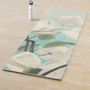 Tapis De Yoga Fleurs blanches des sud