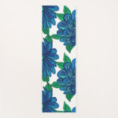 Tapis De Yoga Fleurs bleues Yoga Mat (Devant)