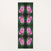 Tapis De Yoga Fleurs Cosmos Roses Abstraites (Devant)