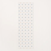 Tapis De Yoga Fleurs d'art géométriques simples (Devant)