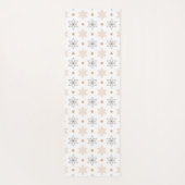 Tapis De Yoga Fleurs d'art géométriques simples (Dos)