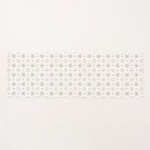 Tapis De Yoga Fleurs d'art géométriques simples (Devant (Horizontal))