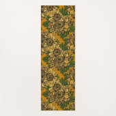 Tapis De Yoga Fleurs de chrysanthème jaune (Devant)