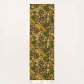 Tapis De Yoga Fleurs de chrysanthème jaune (Dos)