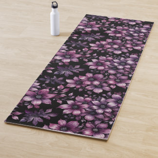 Tapis de Yoga Fleurs de Luxe – Conception de Fitne