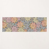 Tapis De Yoga Fleurs de pierre (Devant (Horizontal))