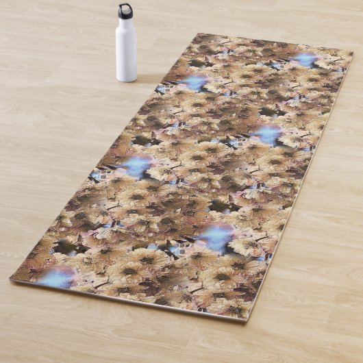 Tapis De Yoga Fleurs de printemps Art Motif nature (En situation)