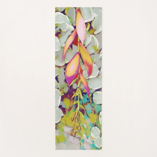 Tapis De Yoga Fleurs de printemps Conception abstraite (Devant)