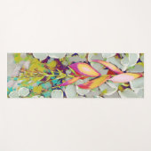 Tapis De Yoga Fleurs de printemps Conception abstraite (Devant (Horizontal))