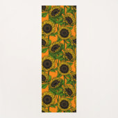Tapis De Yoga Fleurs de soleil (Devant)